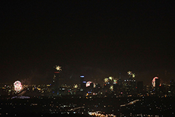 Melbourne Night View from Dandenong Bonzaview B&B