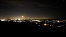 Melbourne Night View from Dandenong Bonzaview B&B